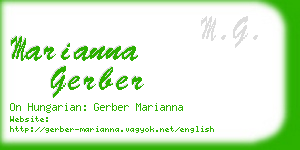 marianna gerber business card